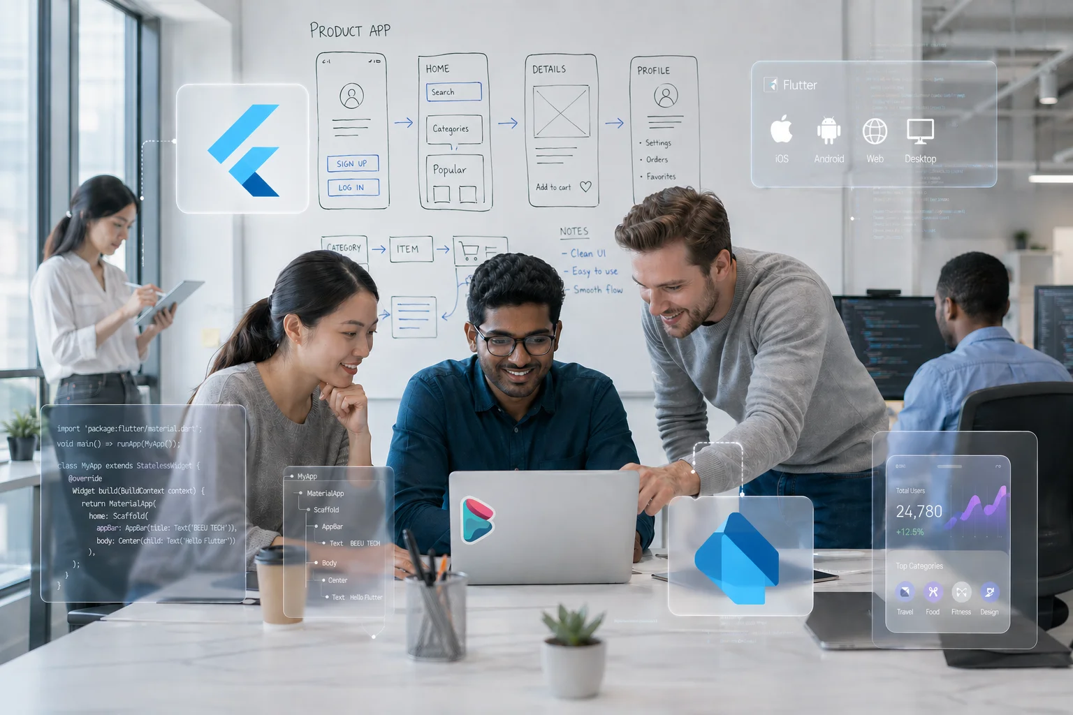 Hire Flutter Developers From BEEU TECH
